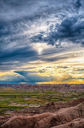 Badlands Sunset