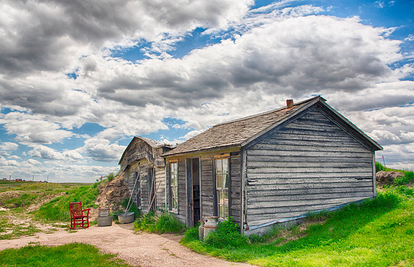 Sod House on the Prairie