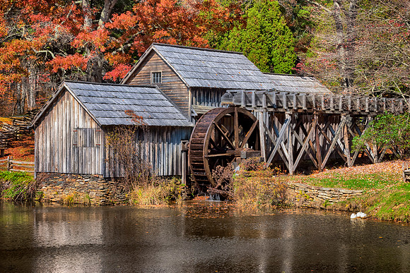 Mabry Mill in Fall