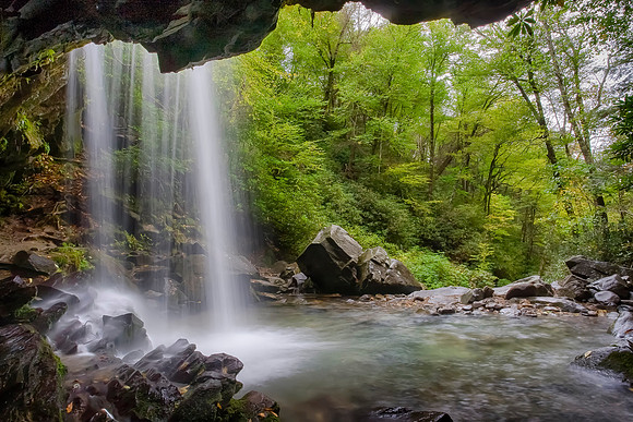 View from Grotto Falls