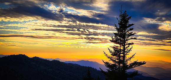 Water Rock Knob Sunset 2
