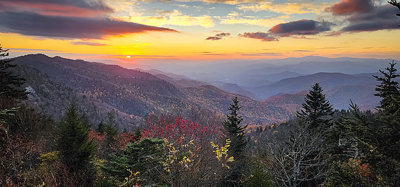 Water Rock Knob Sunset 4