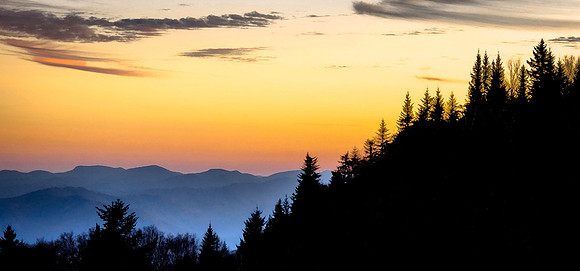 Sunset in the Smokies